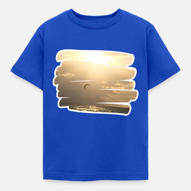 Beach - Kinder T-Shirt - Royalblau