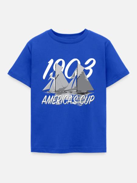 America's Cup 1903 - Kinder T-Shirt - Royalblau