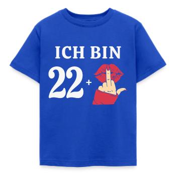 23 Jahre Geburtstag Sprüche Frauen Geschenk Idee - Kinder T-Shirt - Royalblau - Vorne - AI Model Kid Female (0cm)
