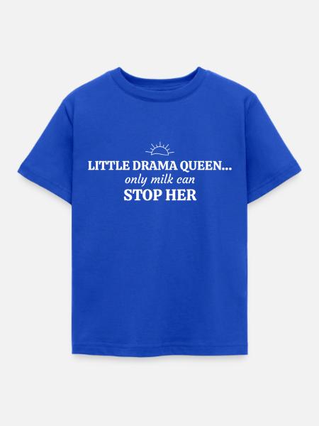 Drama Queen - Kinder T-Shirt - Royalblau