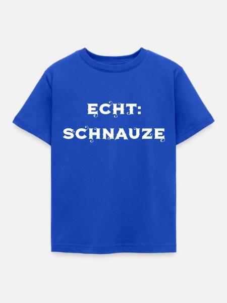Echt: Schnauze - Kinder T-Shirt - Royalblau