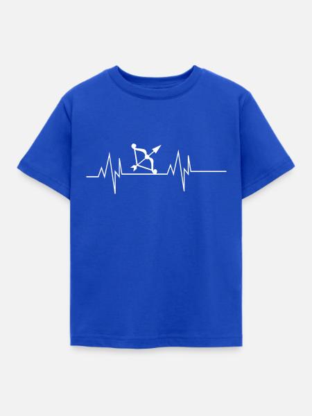 Bug Herzschlag - Kinder T-Shirt - Royalblau