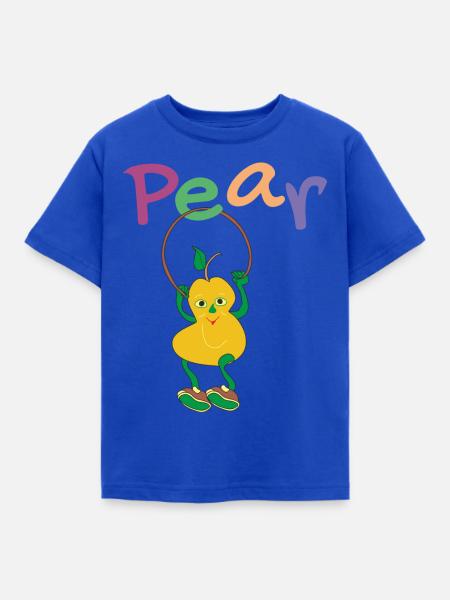 Pear - Kinder T-Shirt - Royalblau