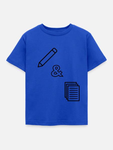 Pen & Paper Design - Kinder T-Shirt - Royalblau