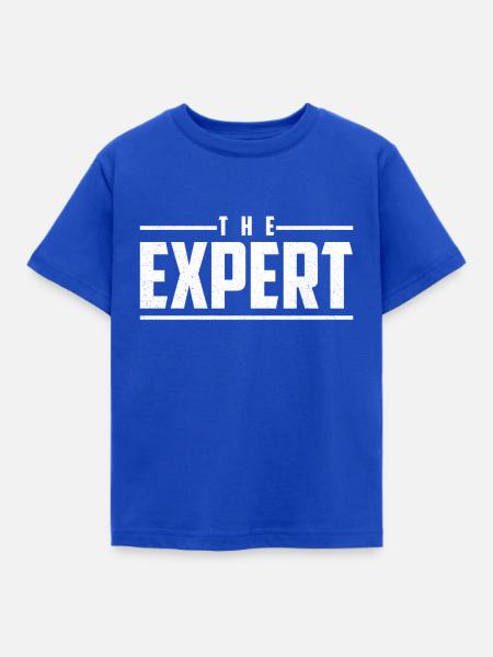 The Expert - Kinder T-Shirt - Royalblau