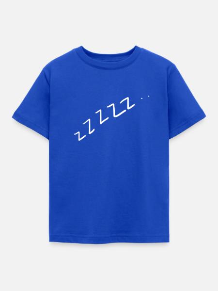 Langschläfer - Kinder T-Shirt - Royalblau