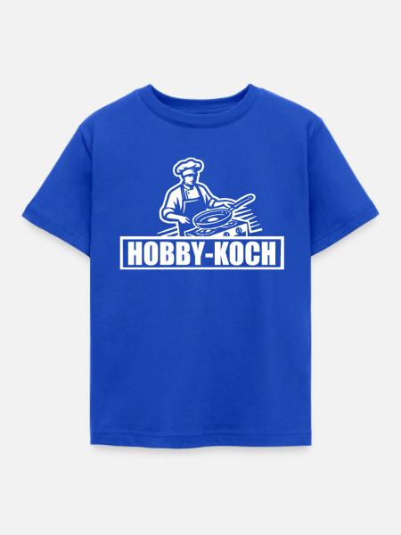 Hobbykoch - Kochen - Kinder T-Shirt - Royalblau