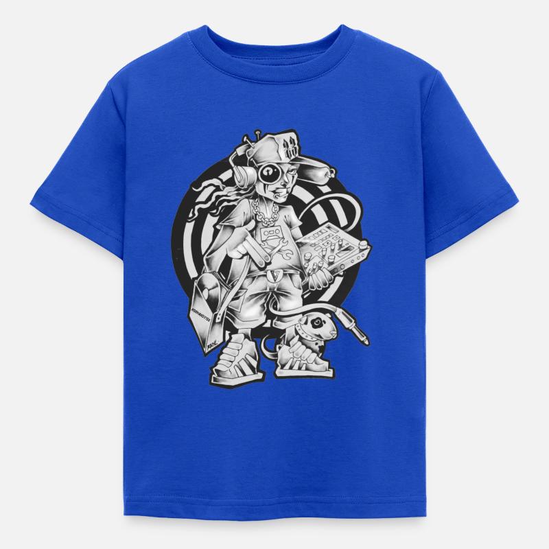 MAX korgeux - Kinder T-Shirt - Royalblau