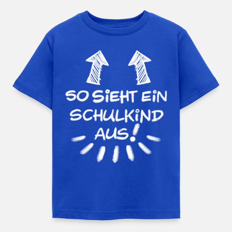Einschulung So Sieht Ein Schulkind Aus - Kinder T-Shirt - Royalblau