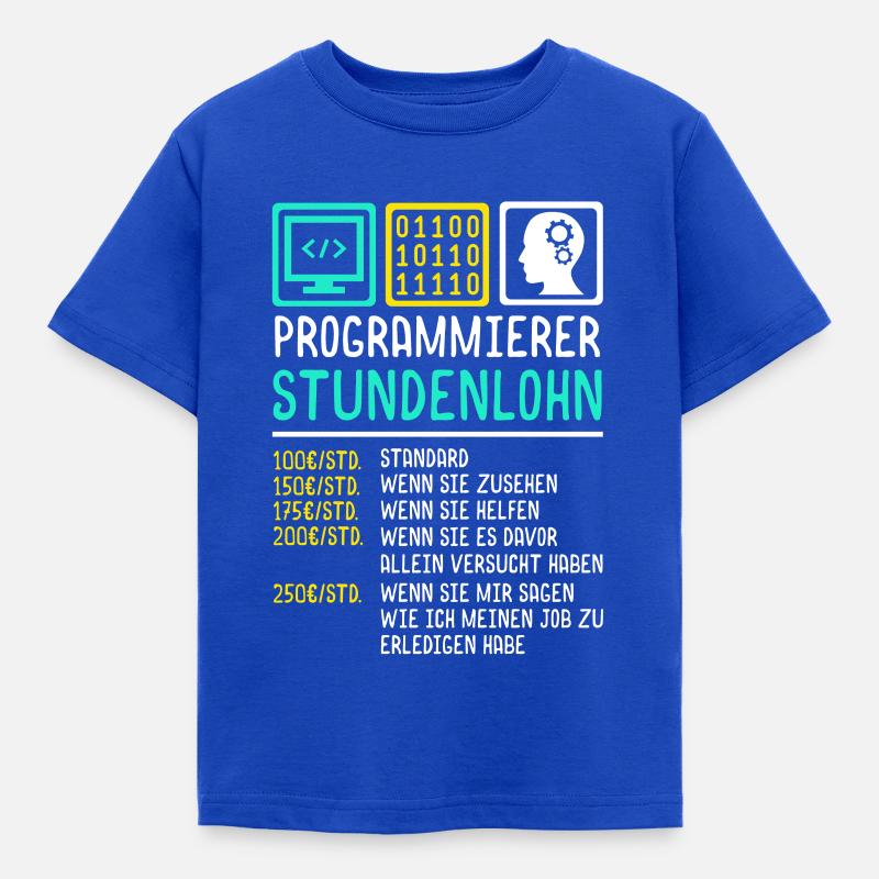 Programmierer - Kinder T-Shirt - Royalblau