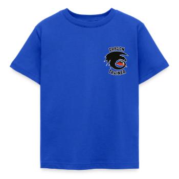 How To Train Your Dragon Dragon Trainer Chest Logo - Kids' T-Shirt - royal blue - Front - AI Model Kid Female (0cm)