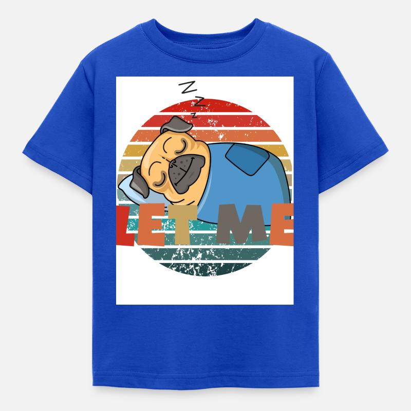Lass mich. Schlafen. - Kinder T-Shirt - Royalblau