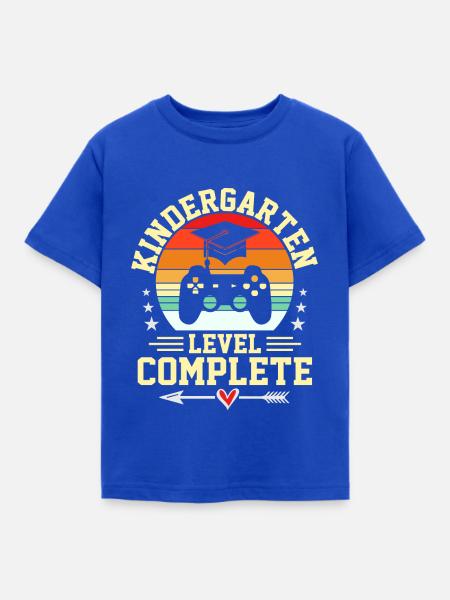 Kindergarten Level complete - Kinder T-Shirt - Royalblau
