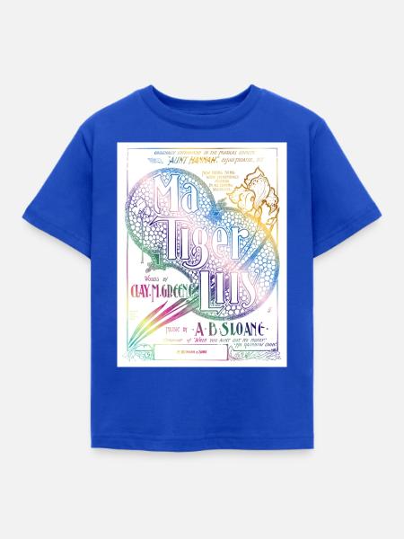 Ma Tiger Lilly - Kinder T-Shirt - Royalblau