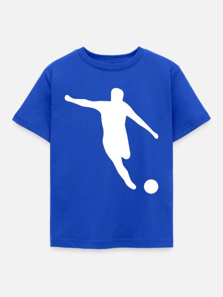 Kicker Schuss - Kinder T-Shirt - Royalblau