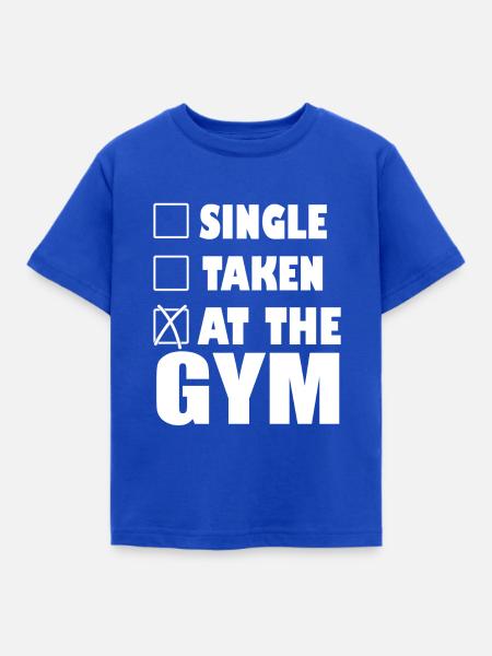 Beim Training - Kinder T-Shirt - Royalblau