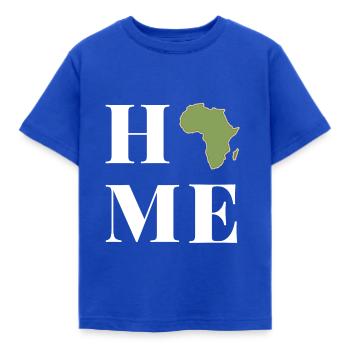 Afrique - T-shirt Enfant - bleu royal - Devant - AI Model Kid Female (0cm)