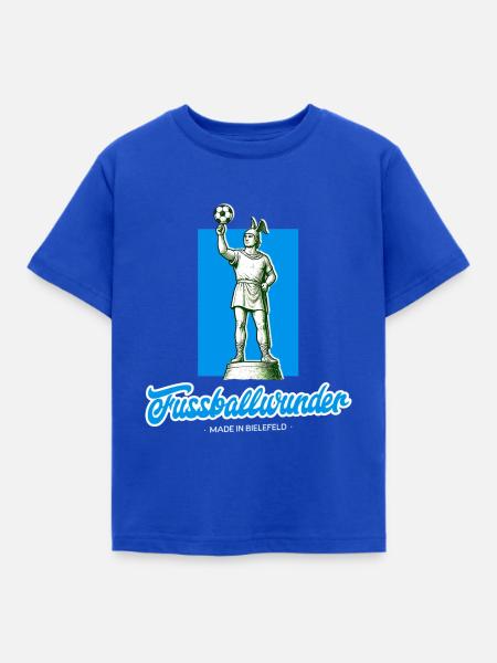 Fußballwunder 2025 Bielefeld Fußballshirt Berlin - Kinder T-Shirt - Royalblau