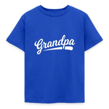 Grand-père grand-père - T-shirt Enfant - bleu royal - Devant - AI Model Kid Female (0cm)