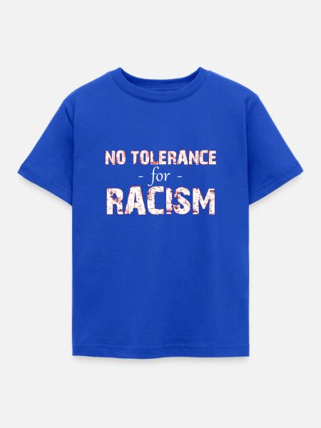 gegen rechts - Kinder T-Shirt - Royalblau