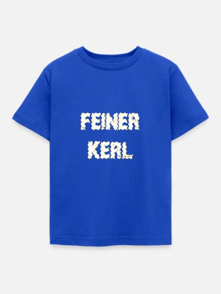 Feiner Kerl - Kinder T-Shirt - Royalblau