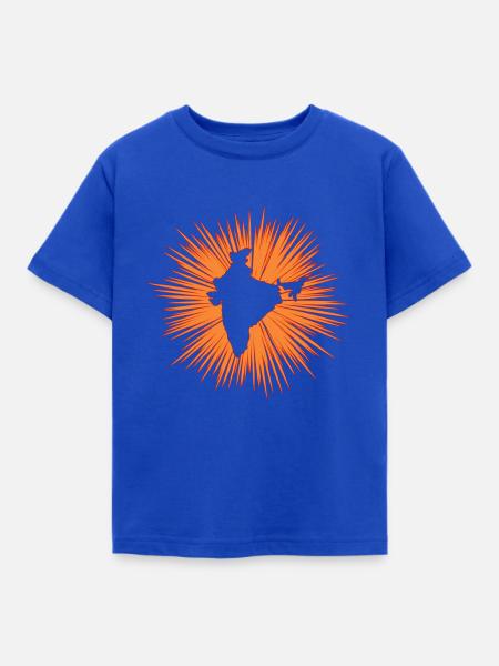 Indien - Kinder T-Shirt - Royalblau