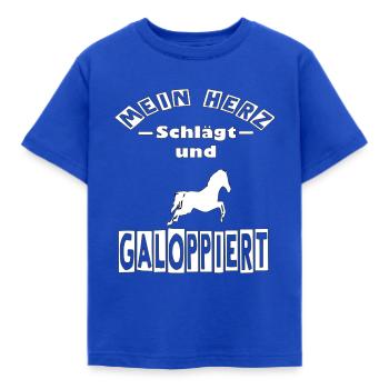 Cheval cheval cheval - T-shirt Enfant - bleu royal - Devant - AI Model Kid Female (0cm)