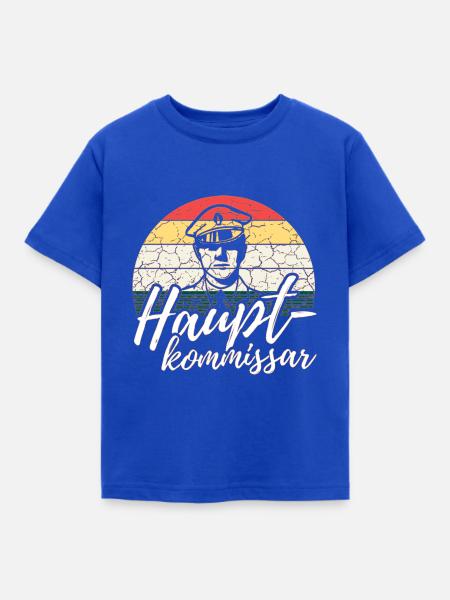 Polizeihauptkommissar - Kinder T-Shirt - Royalblau