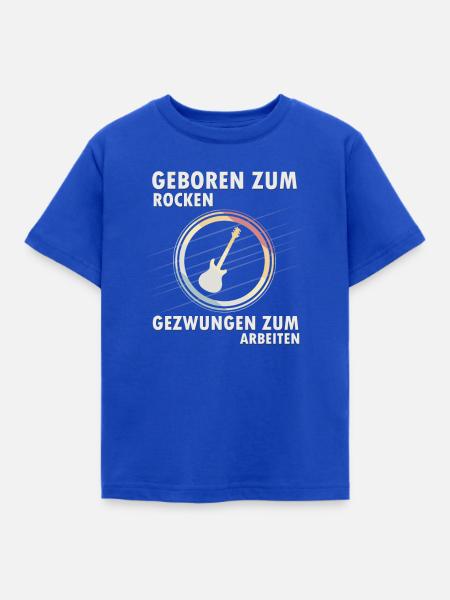 Rockmusik - Kinder T-Shirt - Royalblau