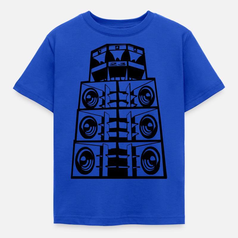 Système audio 23 - T-shirt Enfant - bleu royal