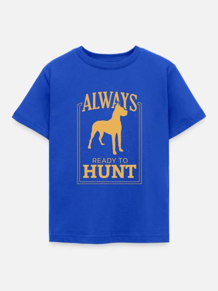Jagdhund - Kinder T-Shirt - Royalblau