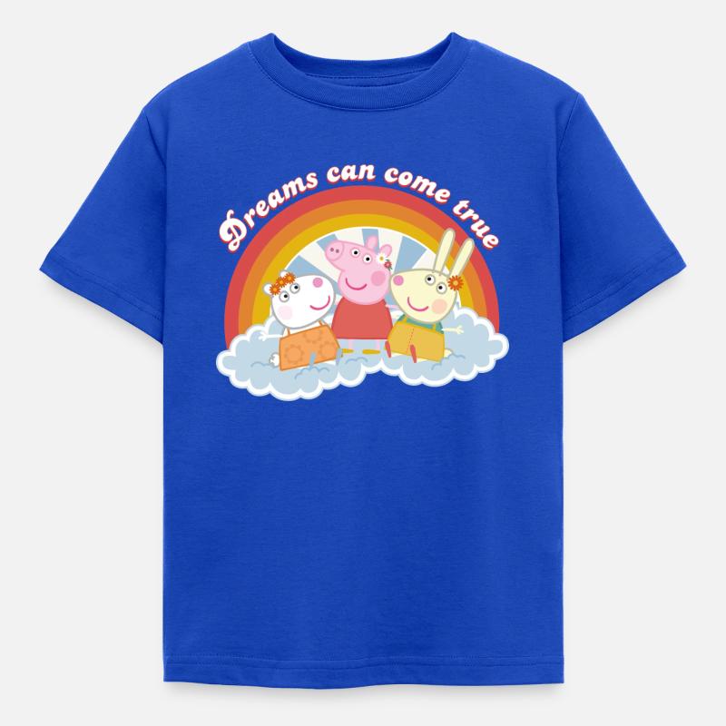 Peppa Wutz, Luzie Locke e Luisa Löffel - Maglietta per bambini - blu royal
