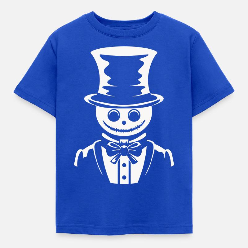 Snowman Joyful Dapper - Kids' T-Shirt - royal blue