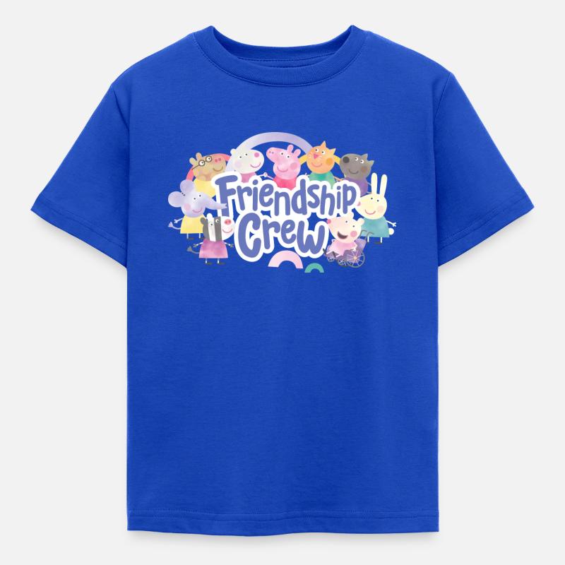 Peppa Wutz e le sue amiche Friendship Crew - Maglietta per bambini - blu royal