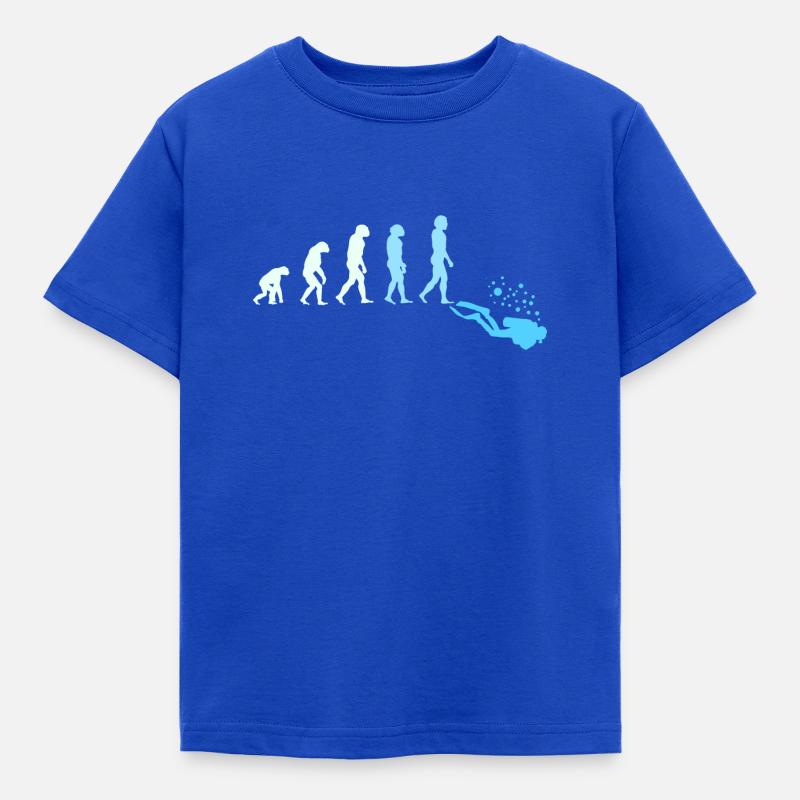 Plongée I Plongée I Evolution - T-shirt Enfant - bleu royal