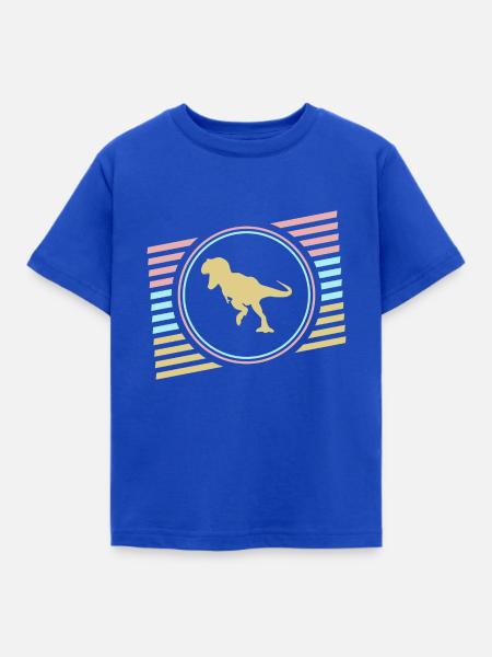 T-Rex - Kinder T-Shirt - Royalblau