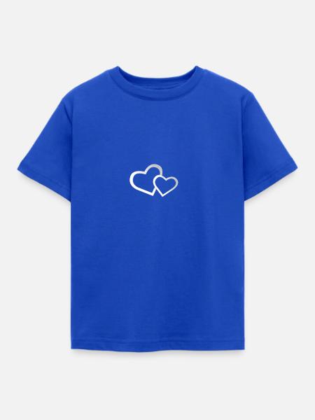 love you - Kinder T-Shirt - Royalblau