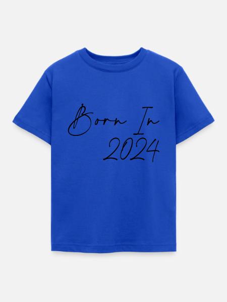 2024 - Kinder T-Shirt - Royalblau