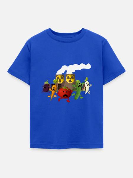 Nuclear Veggies - Kinder T-Shirt - Royalblau