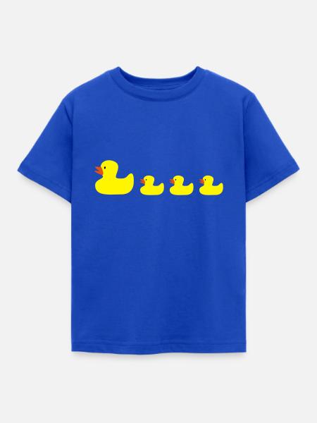 Ente - Kinder T-Shirt - Royalblau