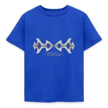 Grrrr.... Haie - Kinder T-Shirt - Royalblau - Vorne - AI Model Kid Female (0cm)