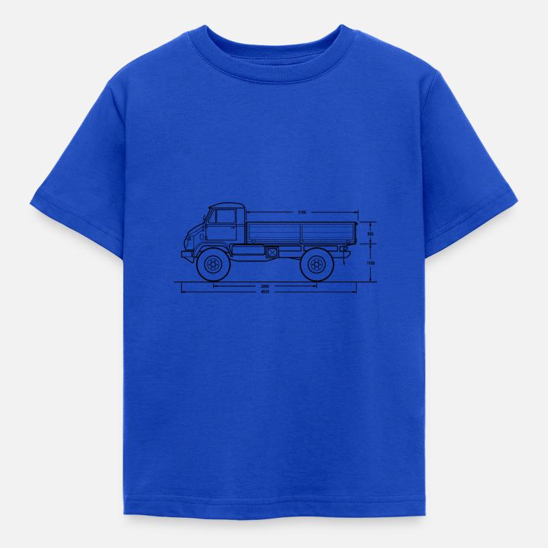 Unimog - Oldtimer - Universal Motorgerät - T-shirt Enfant - bleu royal