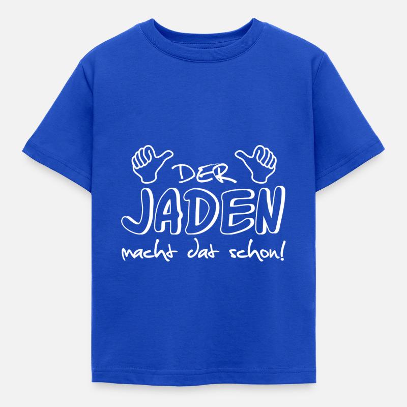 jaden - Kinder T-Shirt - Royalblau