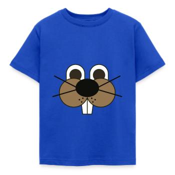 marmot - Kids' T-Shirt - royal blue - Front - AI Model Kid Female (0cm)