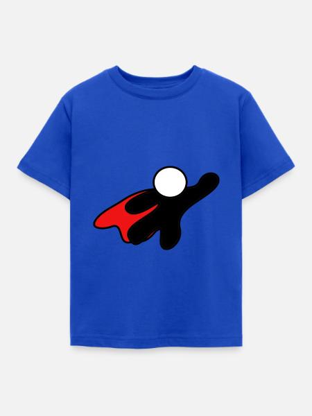 superhero - Kinder T-Shirt - Royalblau