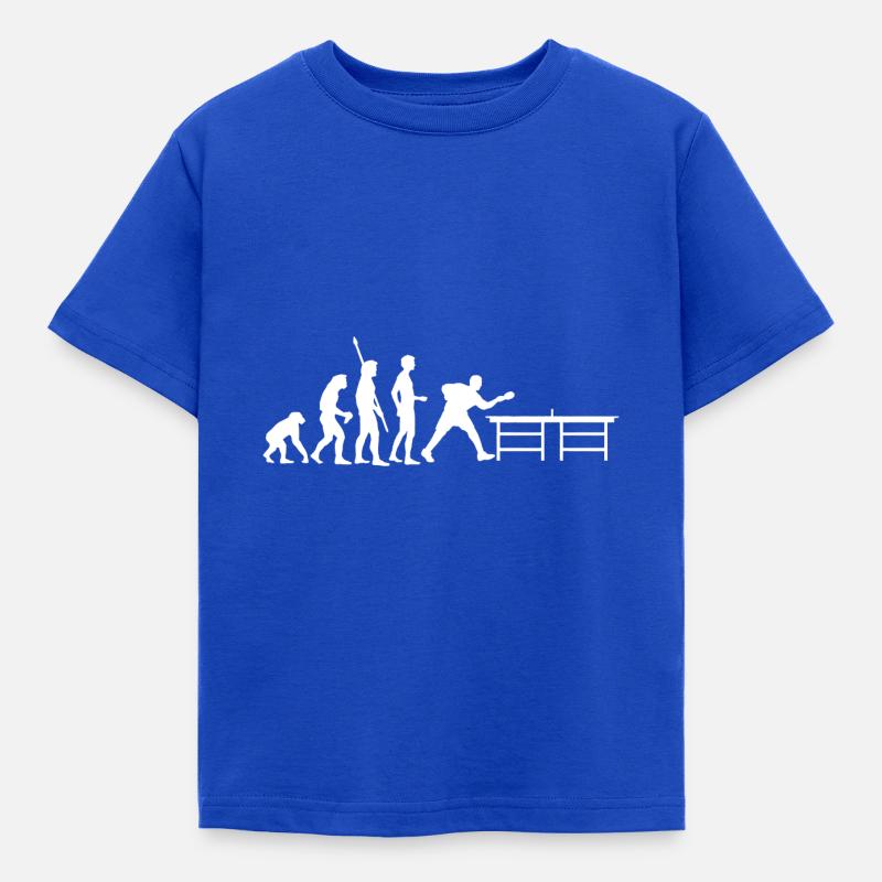Table de ping-pong Evolution blanc - T-shirt Enfant - bleu royal