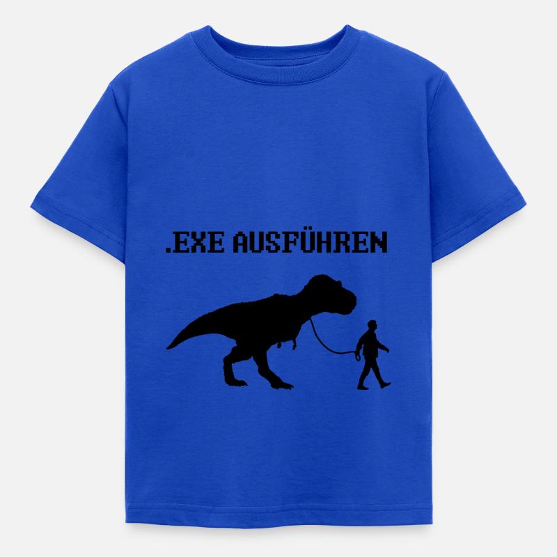 Informatiker Programmierer Sprüche - Kinder T-Shirt - Royalblau