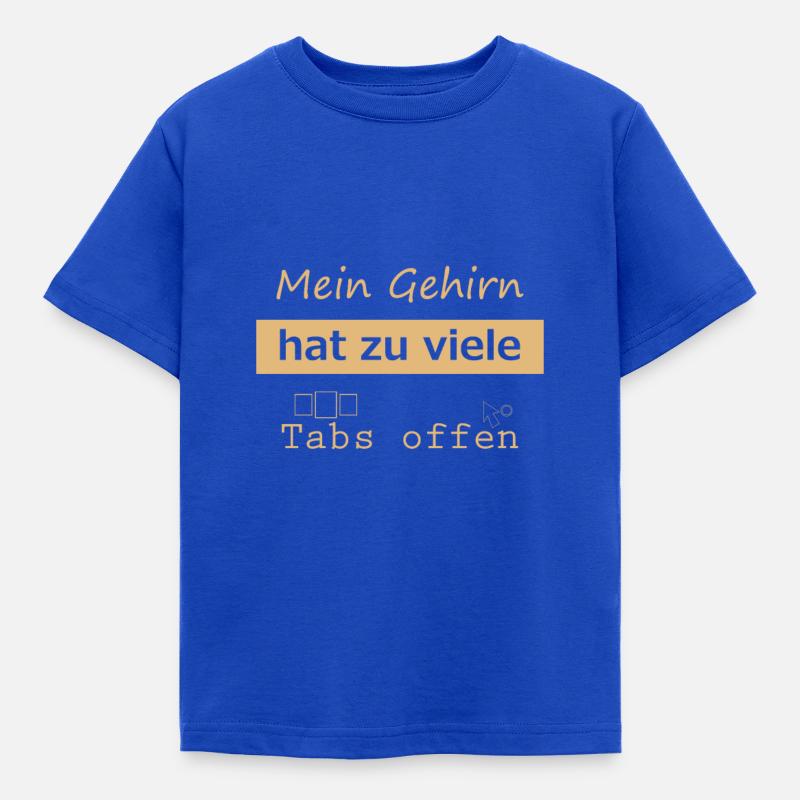 Computer - Kinder T-Shirt - Royalblau