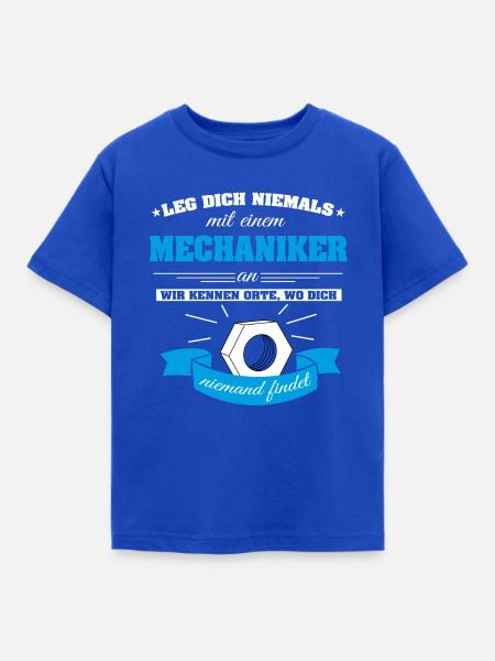 Mechaniker - Kinder T-Shirt - Royalblau