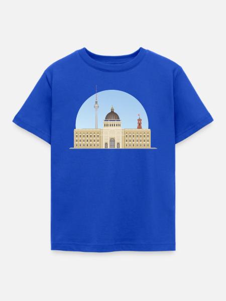 Berliner Schloss (aka Humboldtforum) - Kinder T-Shirt - Royalblau